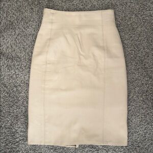 Vintage Christian Lauren Leather Skirt
